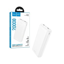 Hoco Power Bank J153A Stability with 2 Ports Output USB 20000mAh White